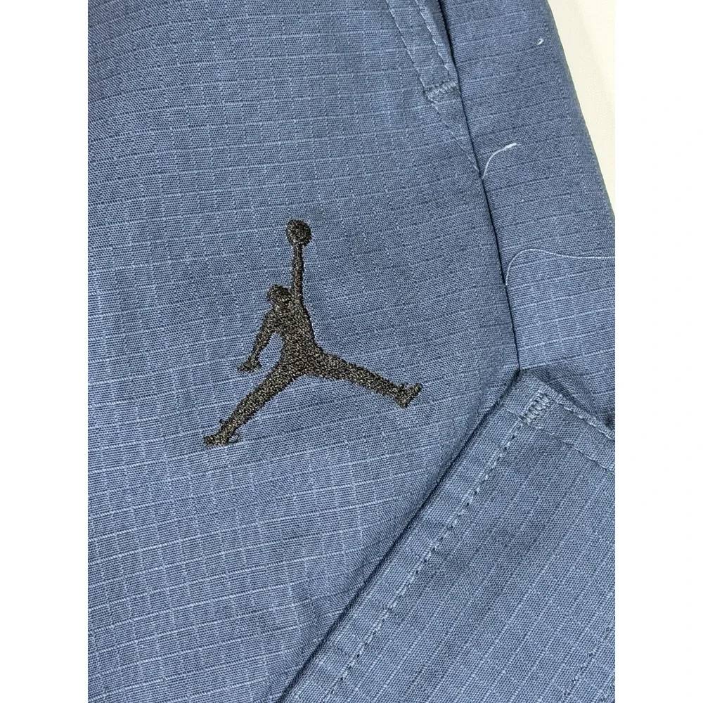 Jordan Flight Utility Cargo Pants Mens L Blue Loose Fit Ripstop HV0530-464 NWT